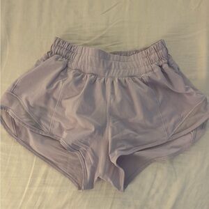 Lavender Lululemon Hotty Hot 2.5 Shorts